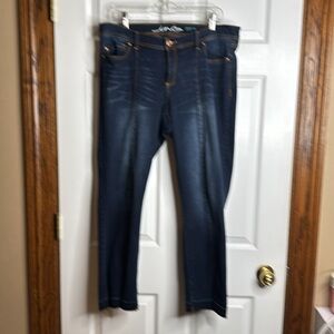 Inc cropped kick-flare jeans!